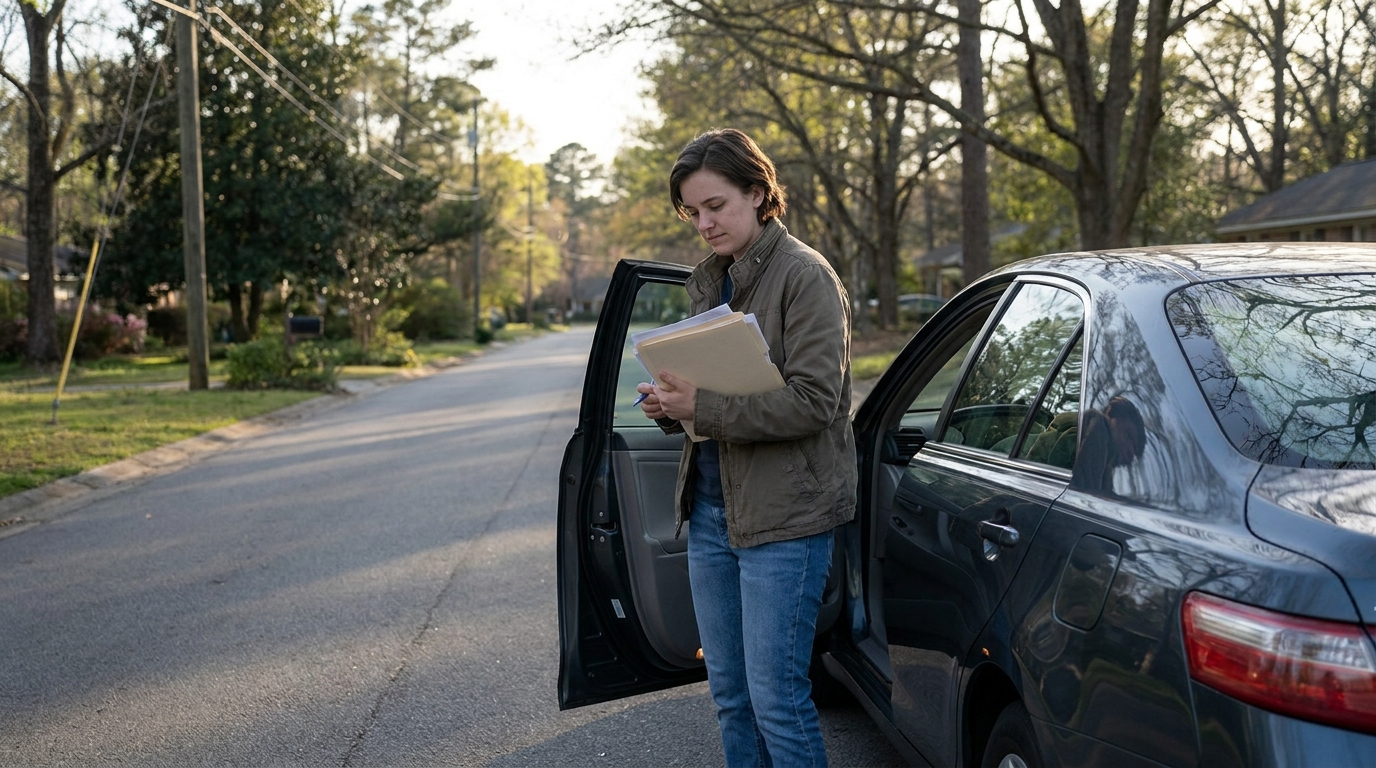 Circular seal with scales of justice and stars legal emblem graphic